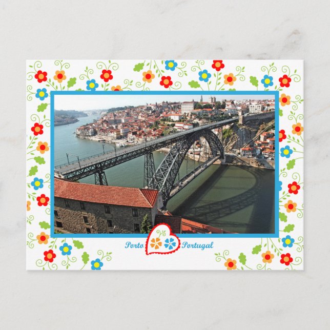 Postal Portugal en fotos - puente Porto D.Luís (Anverso)