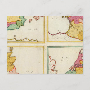 Postal Portugal, España, Alemania, Inglaterra, Escocia