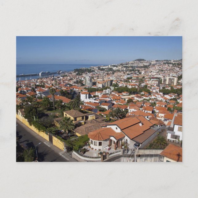 Postal Portugal, Isla Madeira, Funchal. Cable (Anverso)