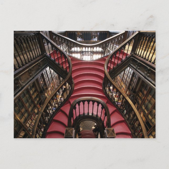 Postal Portugal, Oporto (Porto). Escaleras históricas (Anverso)