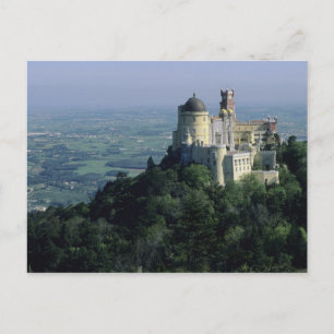 Postal Portugal, Sintra, Palacio Pena, en la cima de la S