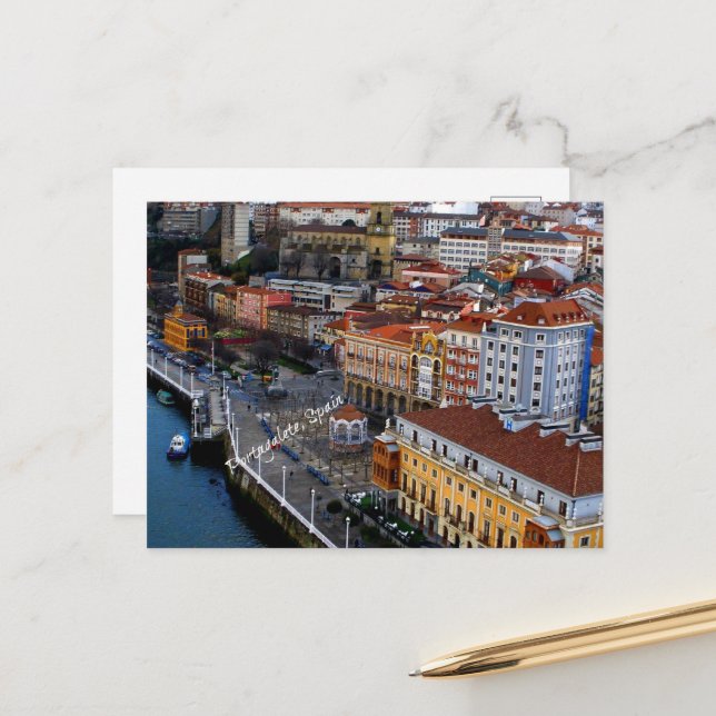 Postal Portugalete, España (Anverso/Reverso In Situ)