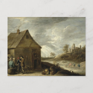 Postal Posada junto a un río