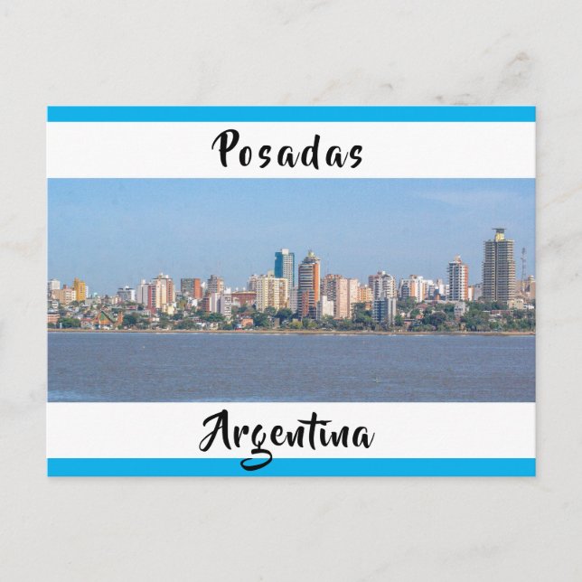 Postal Posadas, Misiones, Argentina (Anverso)