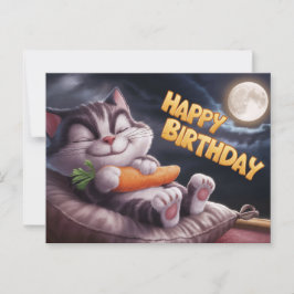 Postal Poscards Happy Birthday Petit Chat