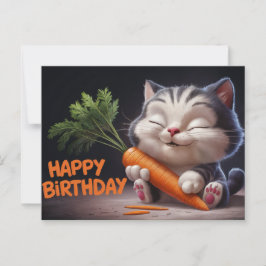 Postal Poscards Happy Birthday Petit Chat 11