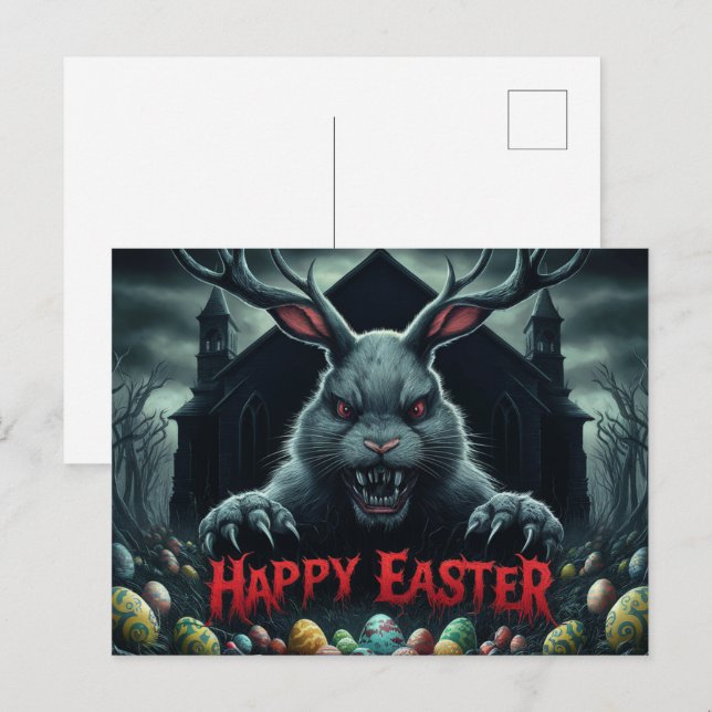 Postal Poscards Happy Easter 02 (Anverso / Reverso)