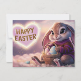 Postal Poscards Happy Easter Lapin 03