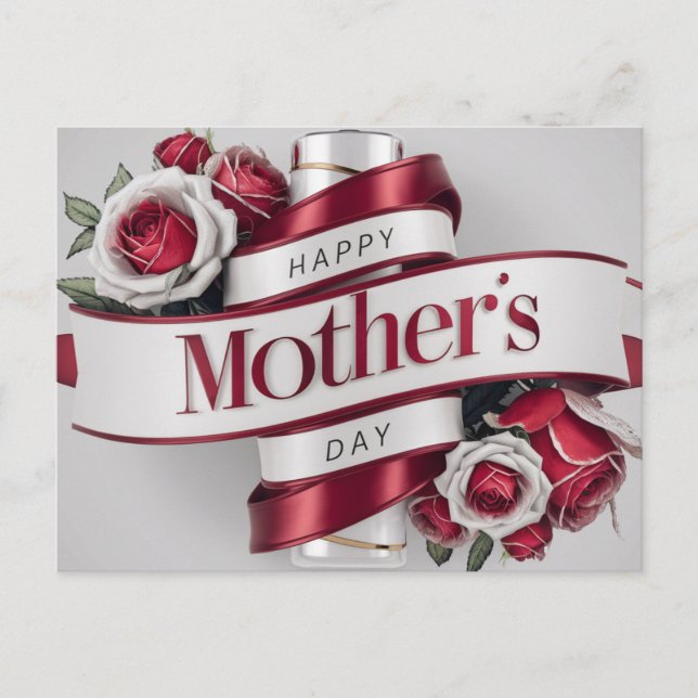 Postal Poscards Mother's Day Fleur 06 (Anverso)