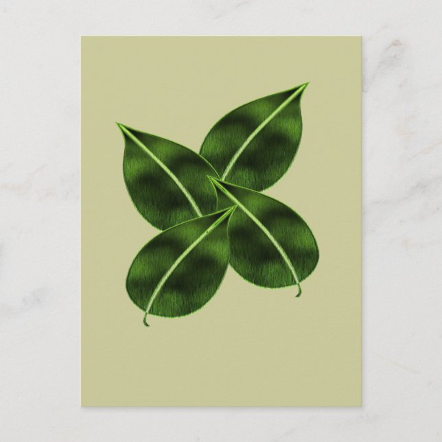 Postal Posctcard de cuatro hojas (Anverso)