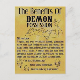 Postal posesión demoníaca