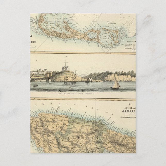 Postal Posesiones británicas del oeste de India (Anverso)