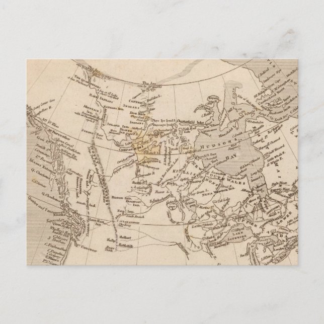 Postal Posesiones británicas en Estados Unidos (Anverso)