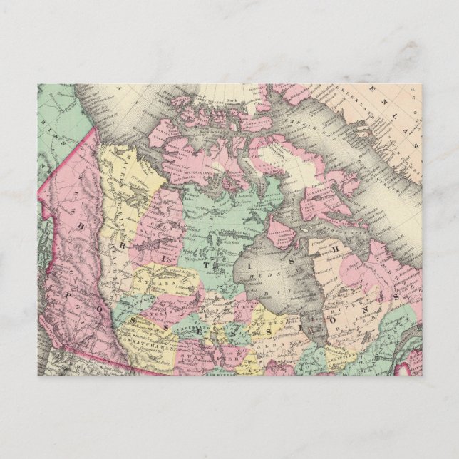 Postal Posesiones británicas, rusas y danesas (Anverso)