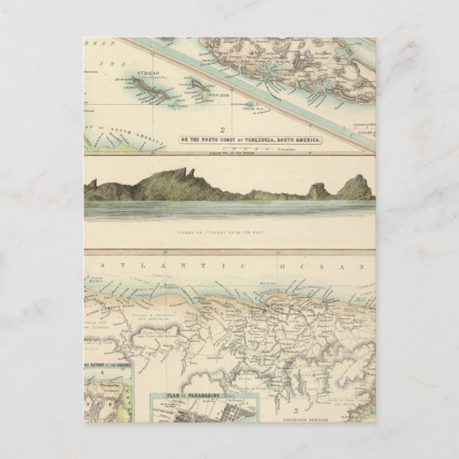 Postal Posesiones holandesas (Anverso)