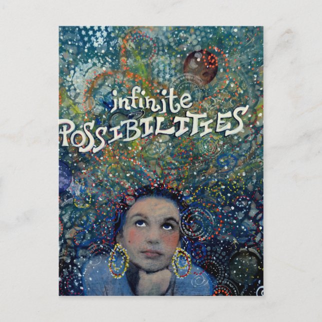Postal Posibilidades infinitas (Anverso)