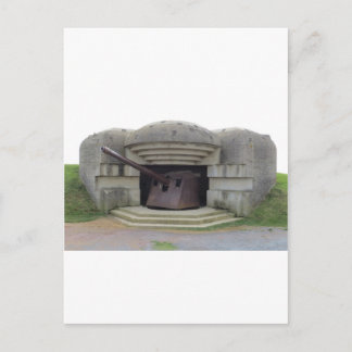 Postal Posición alemana del arma que pasa por alto la