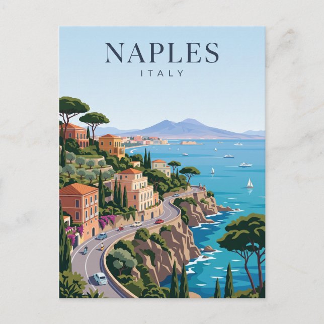 Postal Posillipo Italia (Anverso)