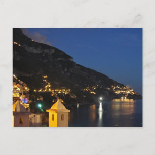 Postal Positano de noche