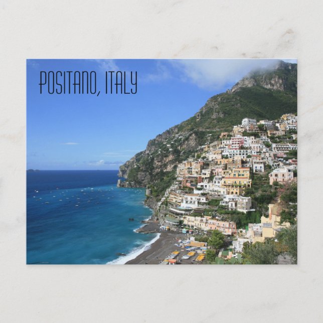 Postal Positano, Italia (Anverso)