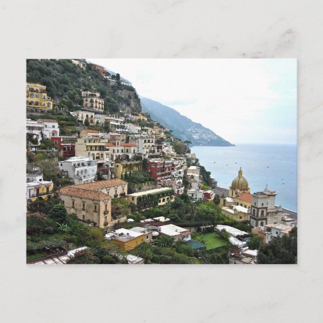 Postal Positano, Italia (Anverso)