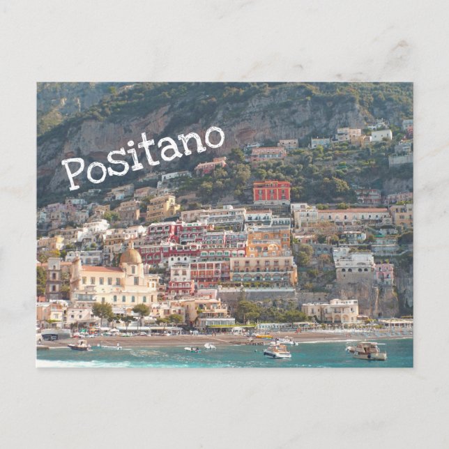 Postal Positano, Italia (Anverso)