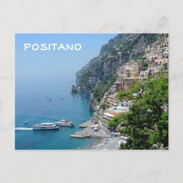 Postal Positano, Italia (Anverso)