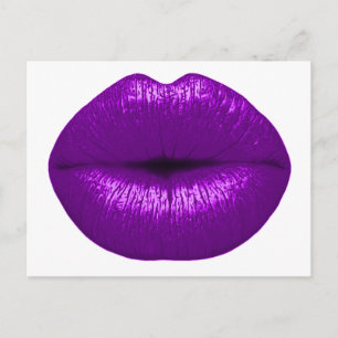 POSTAL POSITIVAMENTE PURPLE LIPSTICK MAKEUP BEAUTY FASHIO