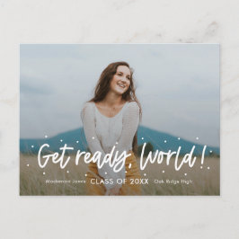 Postal Positivo Outlook EDITABLE COLOR Graduación Postcar