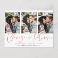 Posposición de Boda de oro Rosa escrito a mano mod