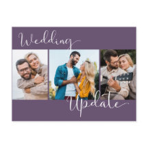 Posposición de foto morada de boda Update 3