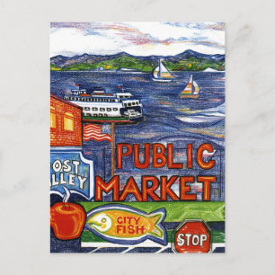 Postal Post Alley con Ferry