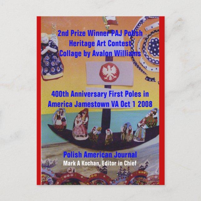 Postal Post Card 2do Premio Ganador de Patrimonio de la P (Anverso)