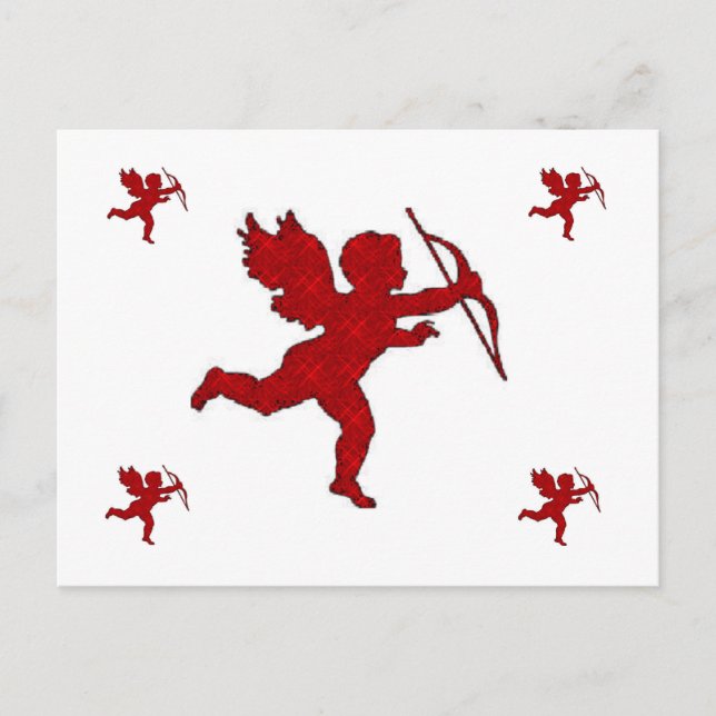 Postal Post Card Cupid Red (Anverso)