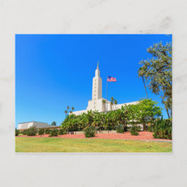 Postal Post-card-LDS Templo de Los Ángeles NW