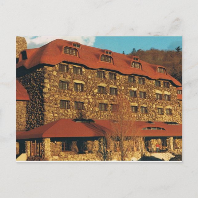 Postal Post Card of Grove Park Inn, Asheville, NC (Anverso)