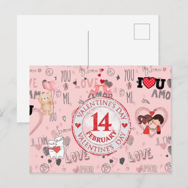 Postal post card para esa persona especial (Anverso / Reverso)