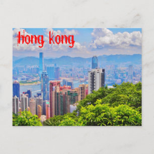 Postal Post Card - Victoria's Peak en Hong Kong