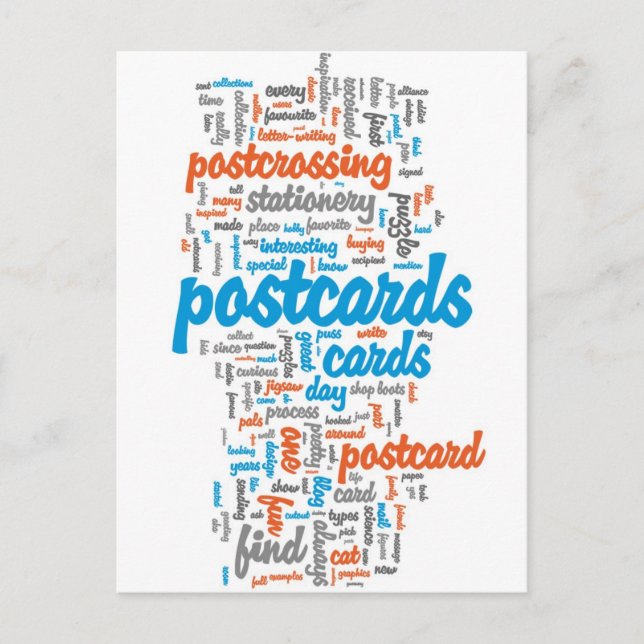 Postal "Post-travesía roja" (Anverso)