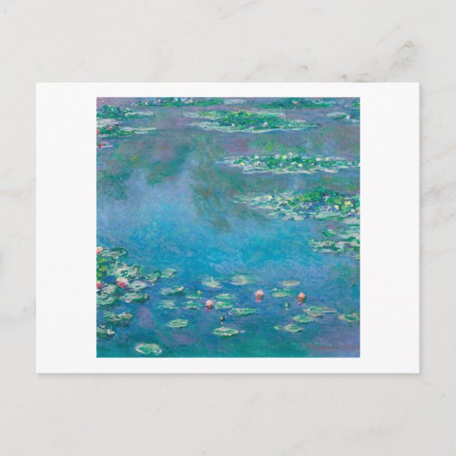 POSTAL POSTAL: "AGUAS" DE MONET (Anverso)