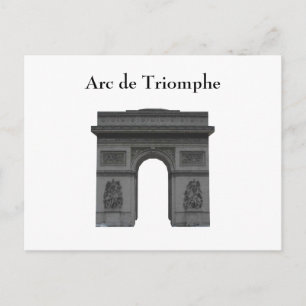 Postal Postal: Arc de Triomphe