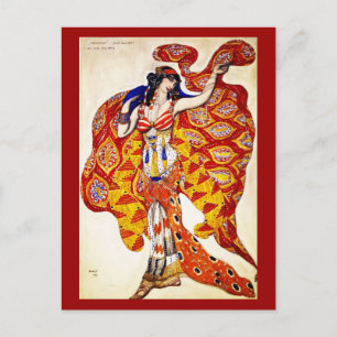 Postal Postal-Art de la moda-Bakst 31