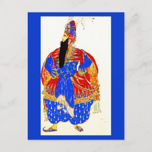 Postal Postal-Art de la moda-Bakst 35