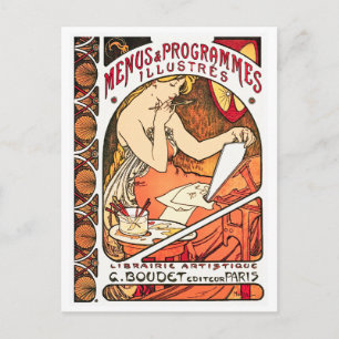 Postal Postal: Arte Nouveau - Alfonso Mucha