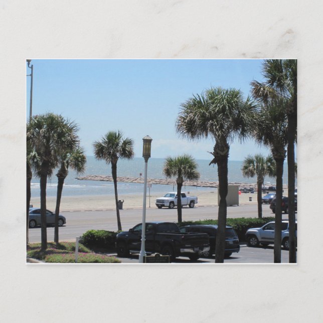 Postal Postal: Boulevard Seawall - Galveston, Texas (Anverso)