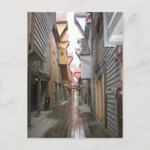 Postal Postal: Bryggen Walkway, Bergen (Noruega)