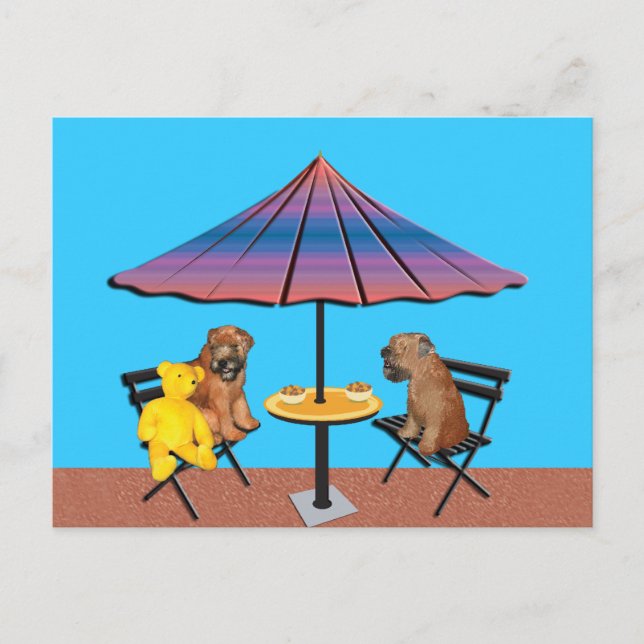 Postal Postal: Chat sobre Wheaten (Anverso)