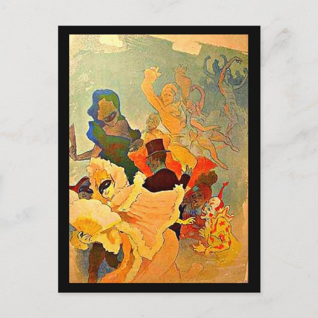 Postal Postal-Classic/Vintage-Jules Chéret 21 (Anverso)