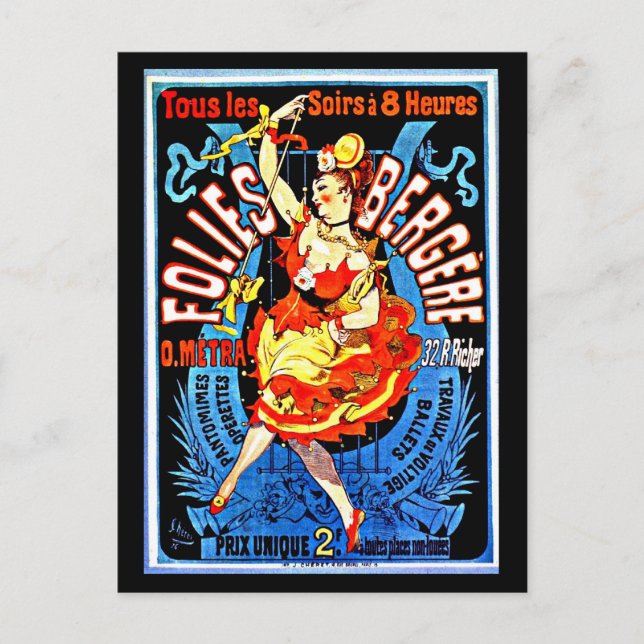 Postal Postal-Classic/Vintage-Jules Chéret 33 (Anverso)