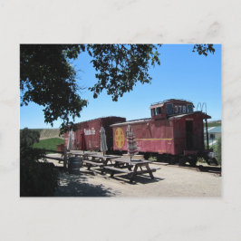 Postal Postal: Coches de tren de Santa Fe en el empalme